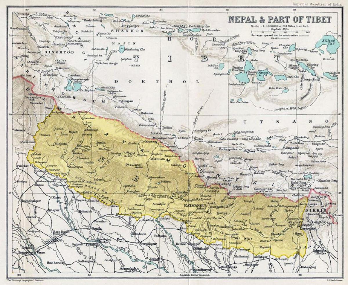 nepal map old