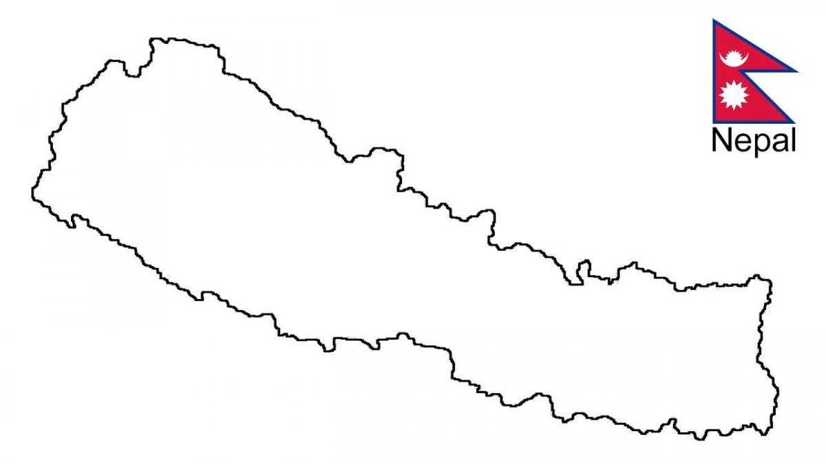 Map of draw a nepal