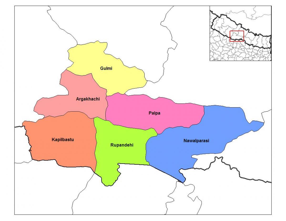 Map of rupandehi nepal