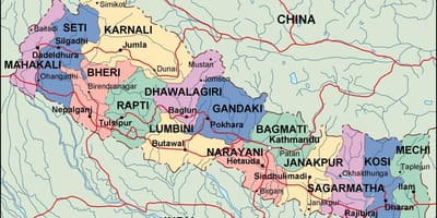 Map of digital nepal