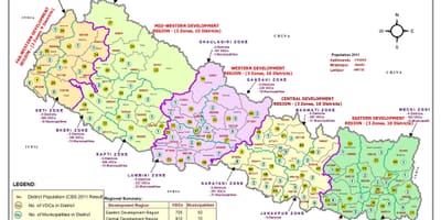 Map of gis nepal