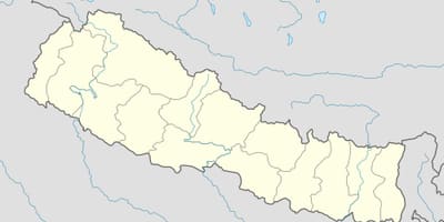 Map of nepal vector