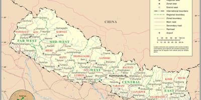 Railway map of nepal