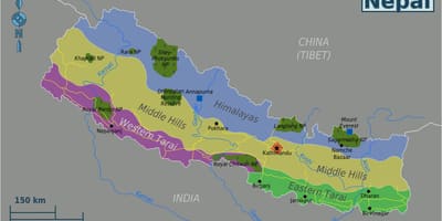 Map of original nepal