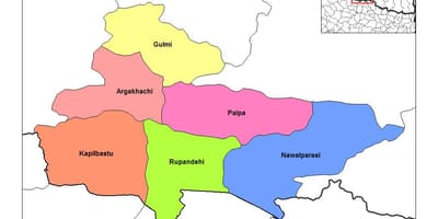 Map of rupandehi nepal