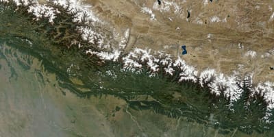 Map of satellite  nepal live
