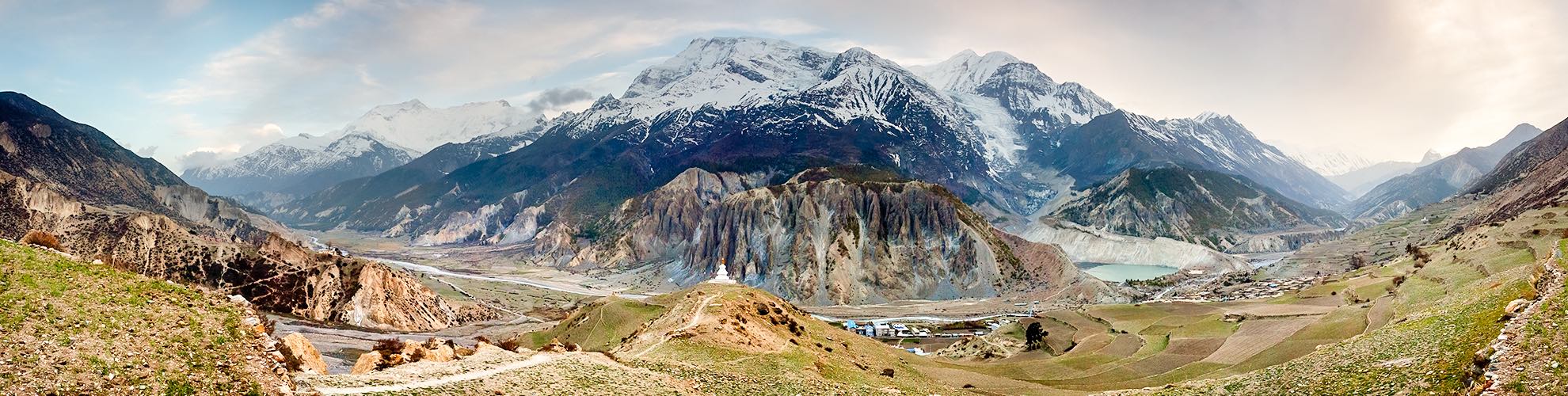 Map of nepal with rivers - Map of nepal with lakes (Southern Asia - Asia)